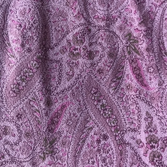 🎁NWT Hype Purple Paisley Dress Large🎁 - Picture 3 of 4